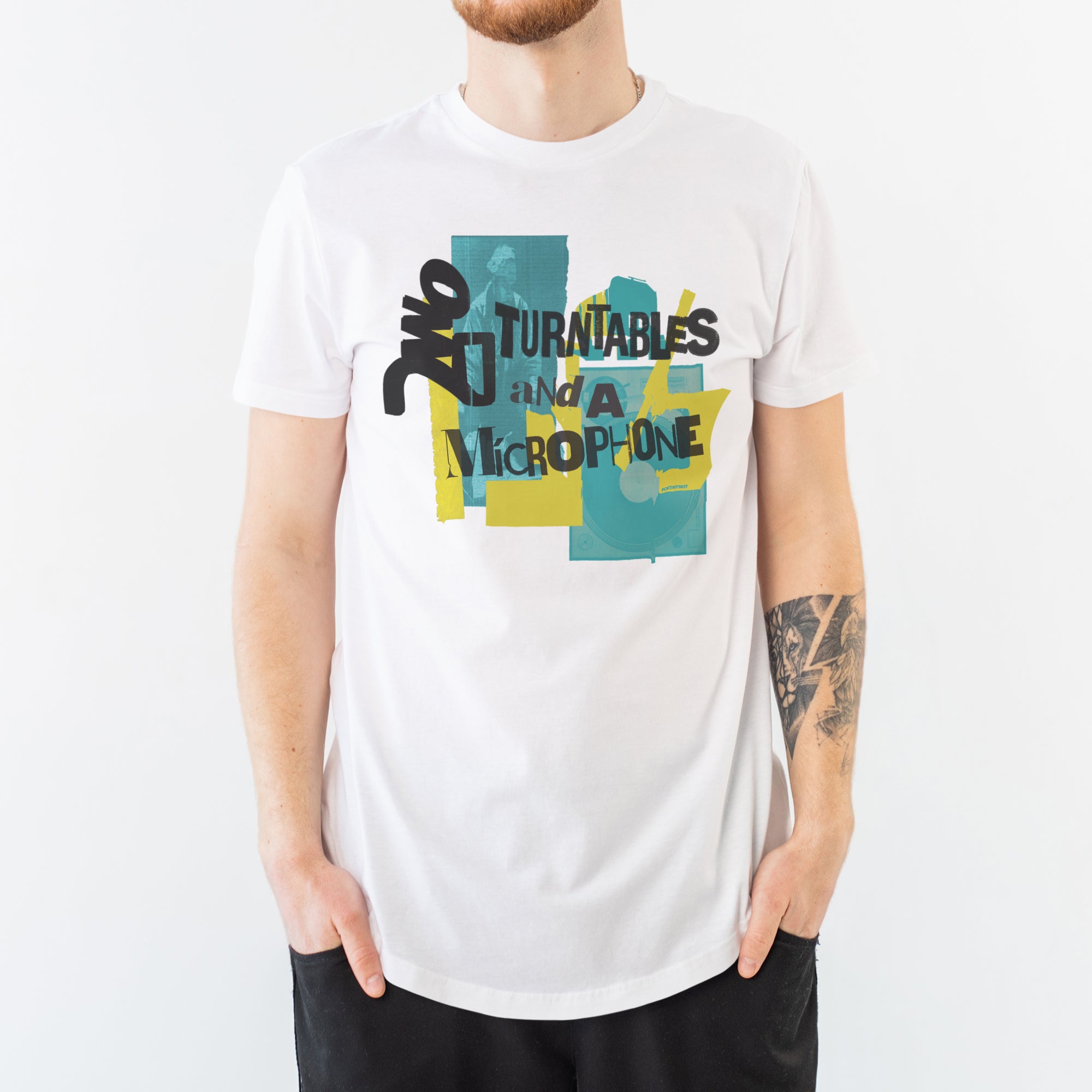 Two Turntables - Mens/Unisex t-shirt