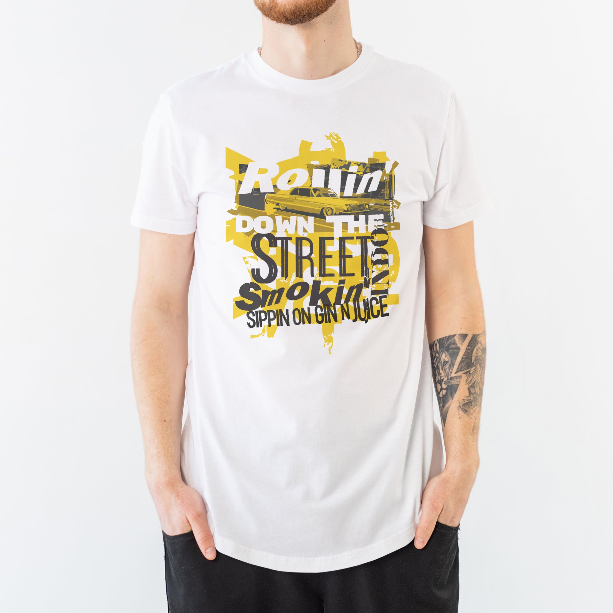 Rolling Down The Street - Mens/Unisex t-shirt