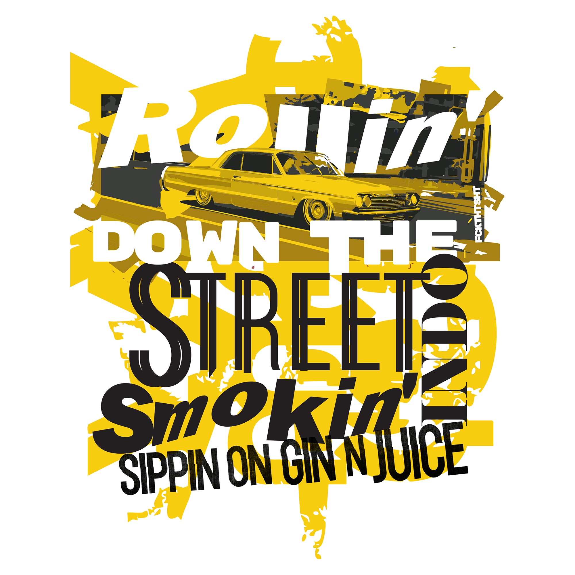 Rolling Down The Street - Mens/Unisex t-shirt